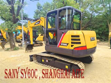 sany sy60c compact excavator|sany 60 excavator review.